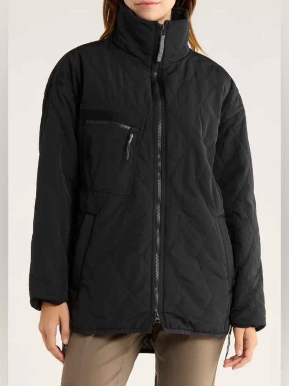 prAna - NEW - Encinitas Field Coat Quilted in Black